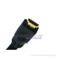 Insulator Black Pin Gold Hdmi Cable Molding Pvc 063 45p Hdmi 1.4 Cable For Tv